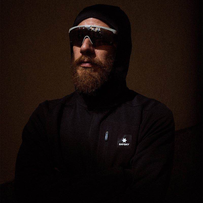 Saysky Pace Half Zip Hoodie Noir 9001 MMRHO01C9001