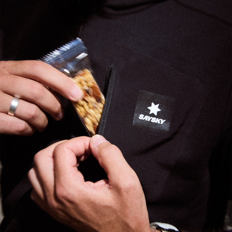 Saysky Pace Half Zip Hoodie Noir 9001 MMRHO01C9001