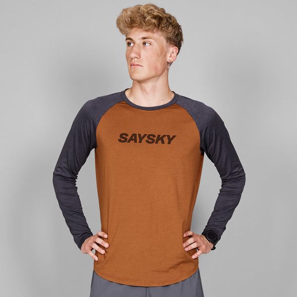 Saysky Pace Long Sleeve Orange 408 MMRLS21C4005