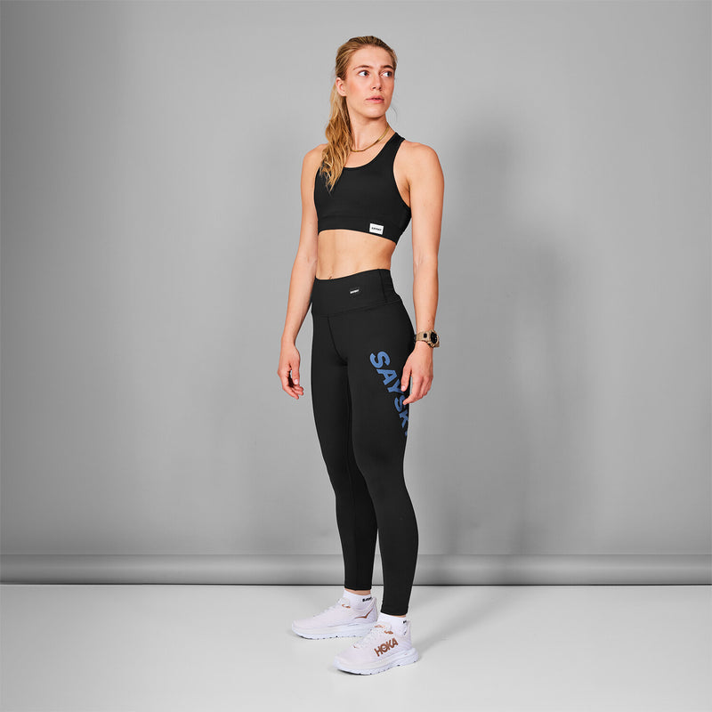 Saysky Logo Pace+ Tights Noir 901 MWRLT01C901