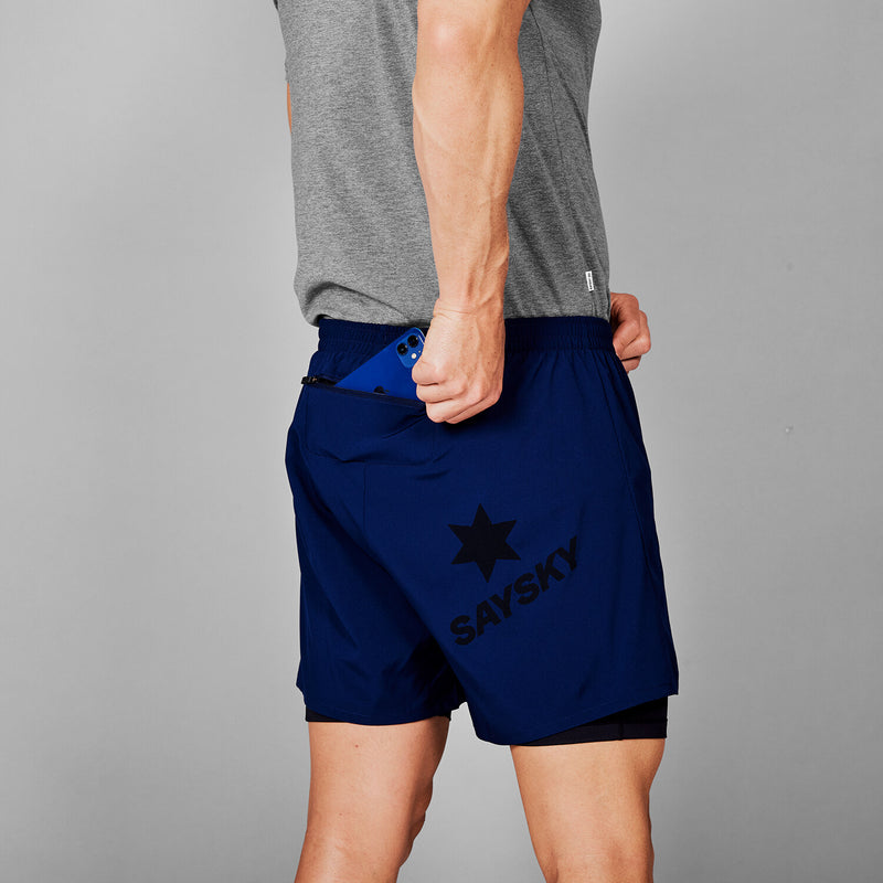 Saysky 2 in 1 Pace Shorts 5'' Bleu 201 XMRSH20C201