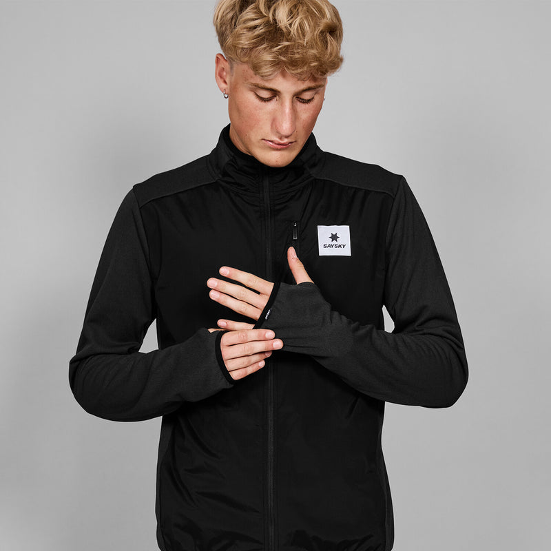 Saysky Flow Zip Fleece Noir 901 MMRFL60C901