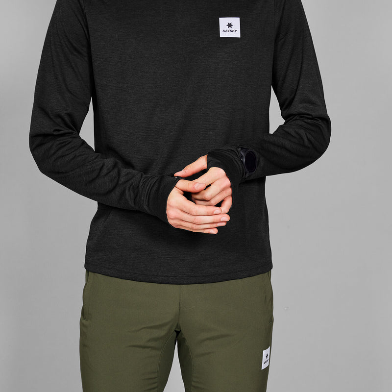 Saysky Clean Flow Long Sleeve Noir 9001 MMRLS60C9001
