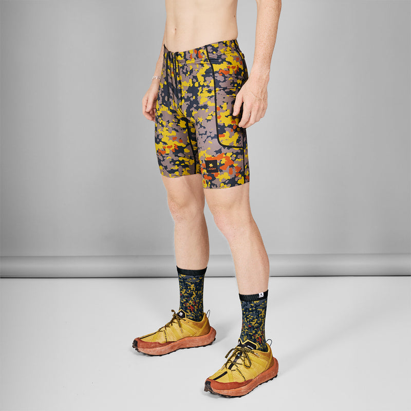 Saysky Combat+ Short Tights 9'' Jaune Camo 1019 MMRST01C1019