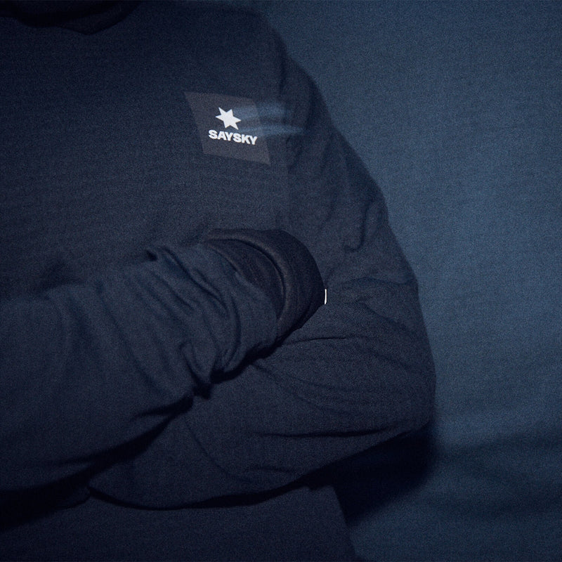 Saysky Blaze Long Sleeve Light Fleece Noir 9001 KWRFL02C9001