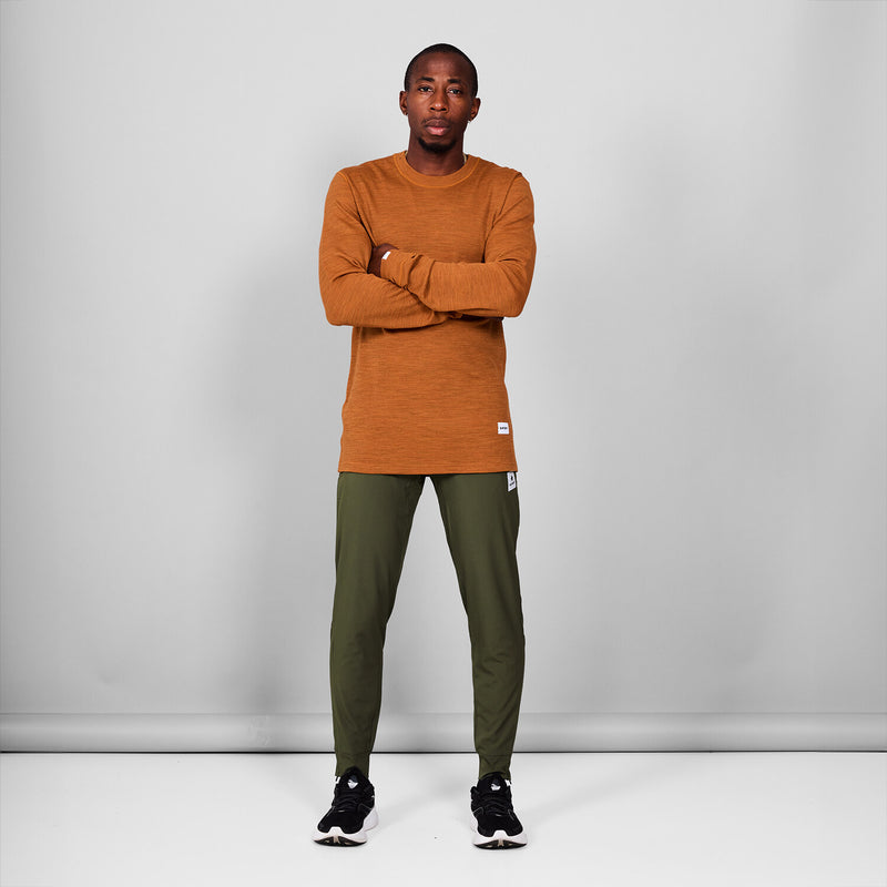 Saysky Merino 195 Blaze Long Sleeve Orange 4005 MMRLS41C4005