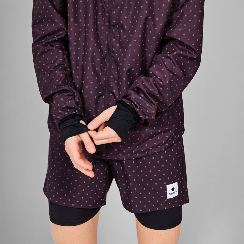 Saysky Reflective Polka Blaze Jacket Violet 703 MMRJA02C1022