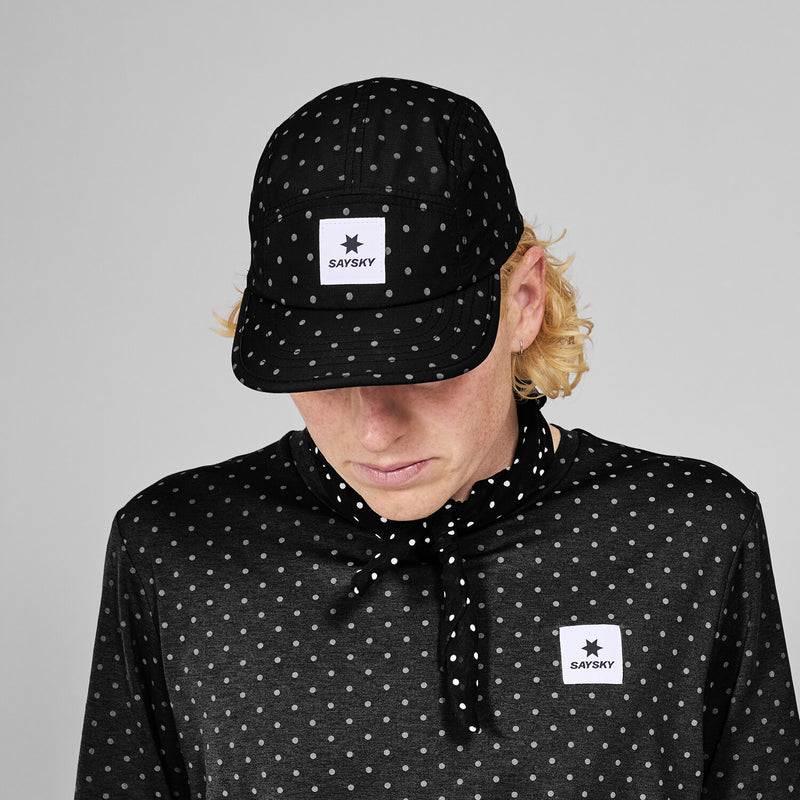 Saysky Combat Reflective Cap Noir Reflective Polka 1018 MUACA103C1018