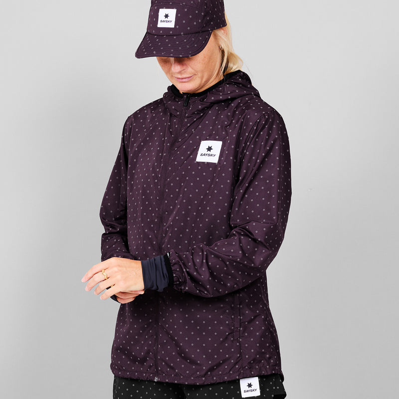 Saysky Reflective Polka Blaze Jacket Violet 703 MWRJA01C1022