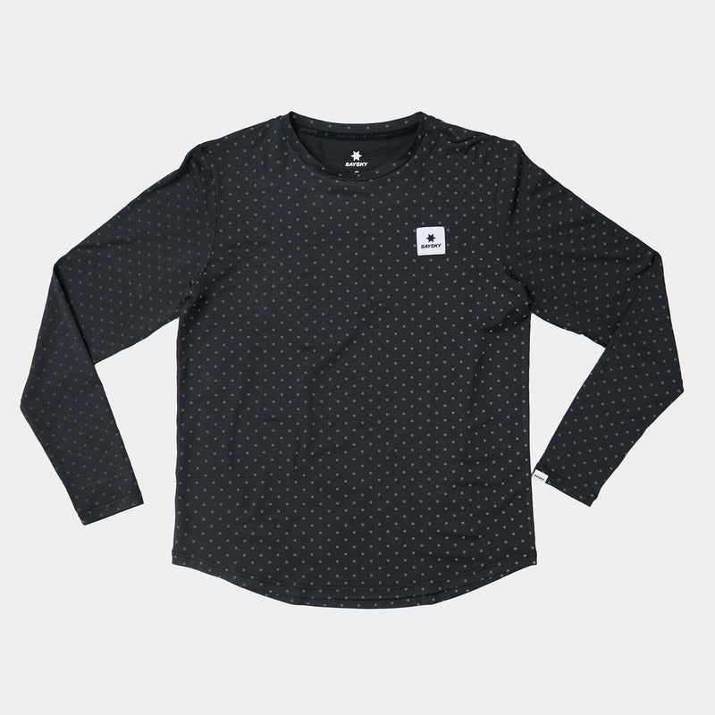 Saysky Reflective Polka Pace Long sleeve Noir Reflective Polka 1018 MMRLS02C1018