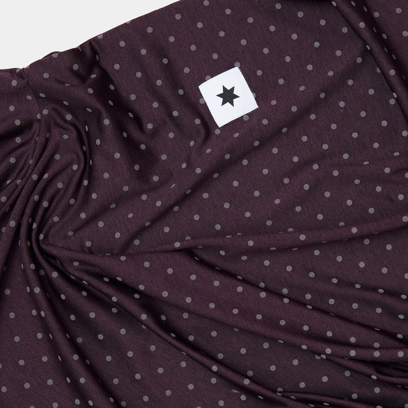 Saysky Reflective Polka Pace Long Sleeve Violet 703 MMRLS02C1022