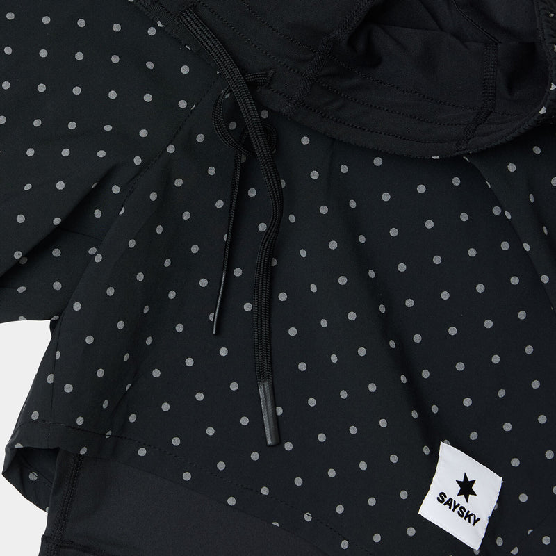 Saysky Reflective Polka 2 In 1 Pace Shorts 5" Noir Reflective Polka 1018 MMRSH01C1018