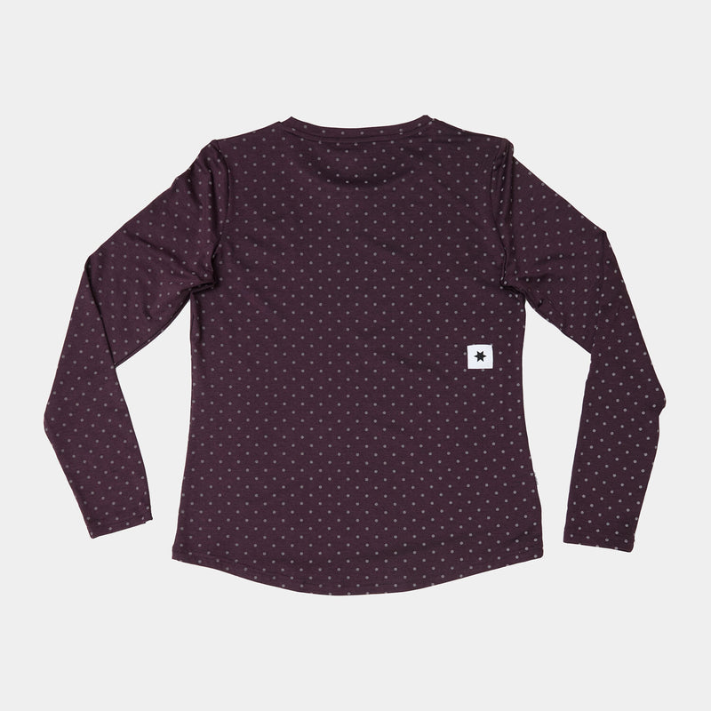 Saysky Reflective Polka Pace Long sleeve Violet 703 MWRLS01C1022
