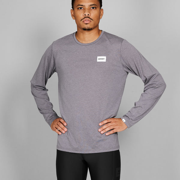 Saysky Clean Motion Long Sleeve Gris 6004 NMRLS51C6007