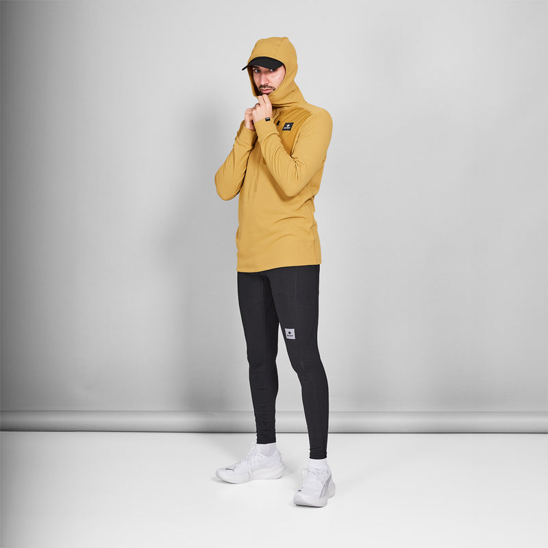 Saysky Combat Half Zip Fleece Hoodie Jaune 414 NMRHO30C414