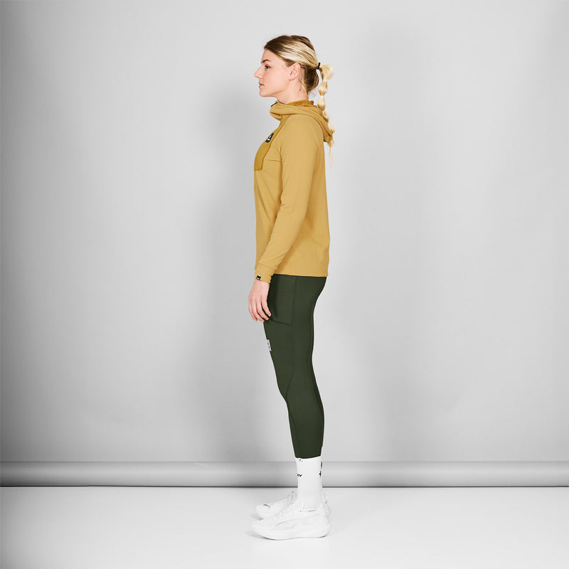 Saysky Combat Half Zip Fleece Hoodie Jaune 414 NWRHO30C414