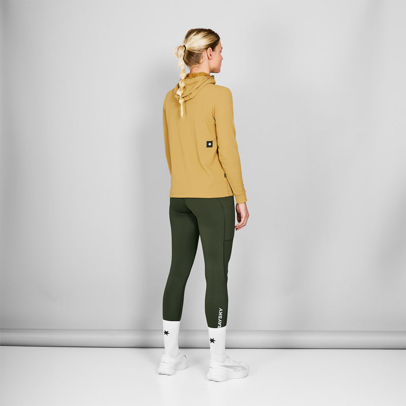 Saysky Combat Half Zip Fleece Hoodie Jaune 414 NWRHO30C414