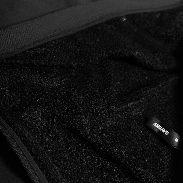 Saysky Combat Half Zip Fleece Hoodie Noir 901 NWRHO30C901