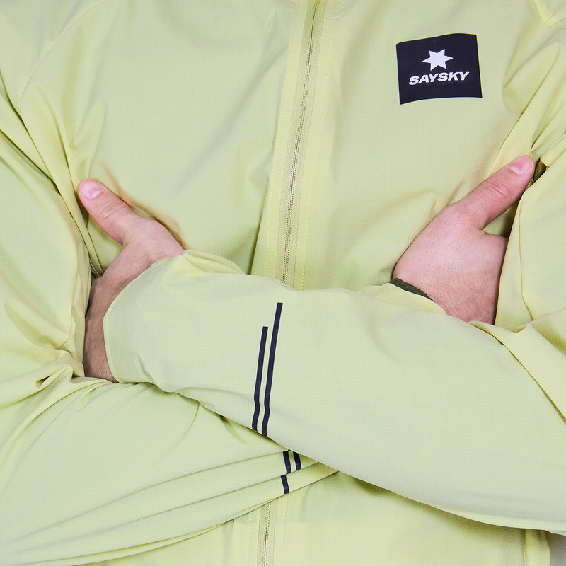 Saysky Clean Pace Flex Hooded Jacket Vert 301 NMRJA20C312