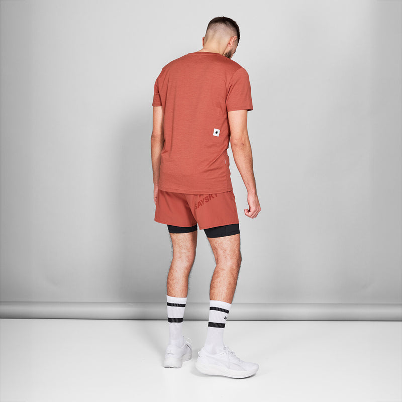 Saysky Logo Pace T-Shirt Rouge 5006 NMRSS20C5006