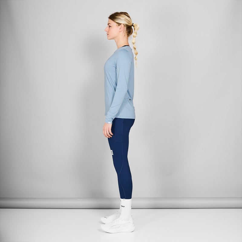 Saysky Logo Pace Long Sleeve Bleu 2010 NWRLS20C2010