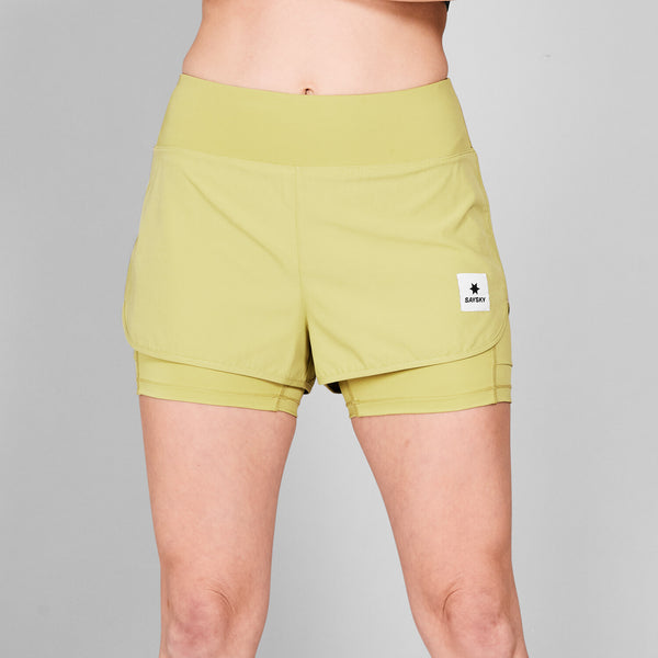 Saysky 2 in 1 Pace Shorts 3'' Vert 301 NWRSH23C312