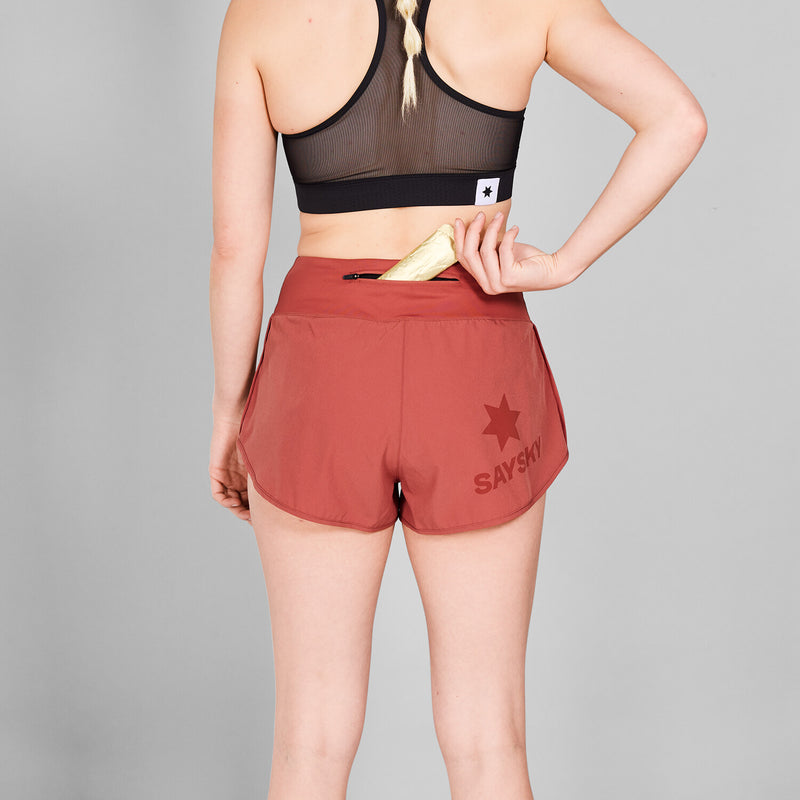 Saysky Pace Shorts 3'' Rouge 505 NWRSH24C505