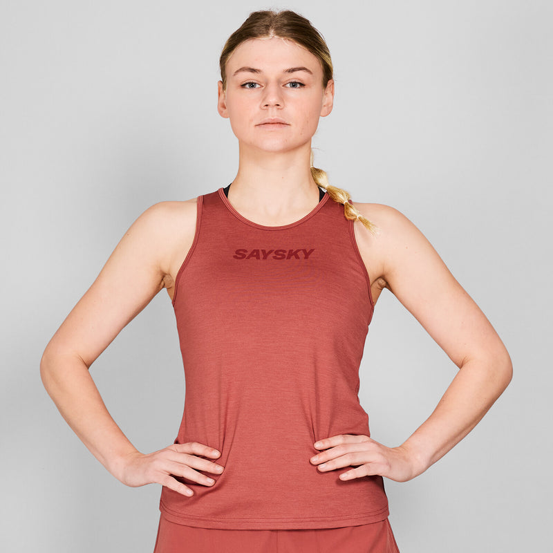 Saysky Logo Pace Top Rouge 5001 NWRSI20C5006