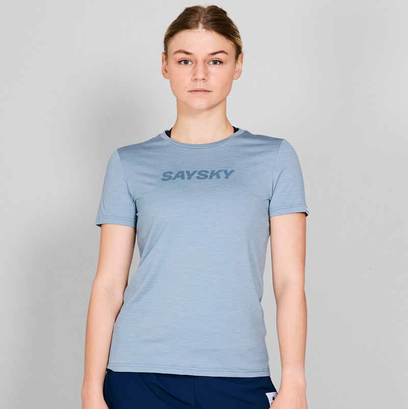 Saysky Logo Pace T-Shirt Bleu 2010 NWRSS20C2010