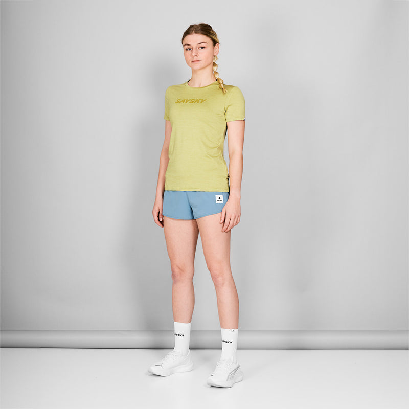 Saysky Logo Pace T-Shirt Vert 3008 NWRSS20C3008