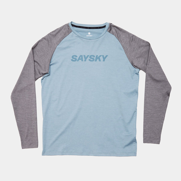 Saysky Logo Pace Long Sleeve Bleu 2010 NMRLS21C2010