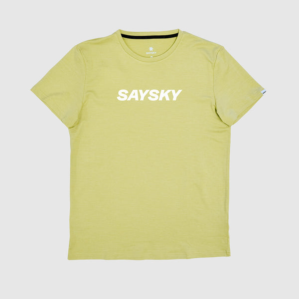 Saysky Logo Pace T-Shirt Vert 3008 NMRSS20C3008