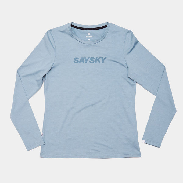 Saysky Logo Pace Long Sleeve Bleu 2010 NWRLS20C2010