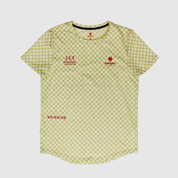 Saysky Checker Combat T-Shirt Vert Checker 1034 NMRSS31C1034