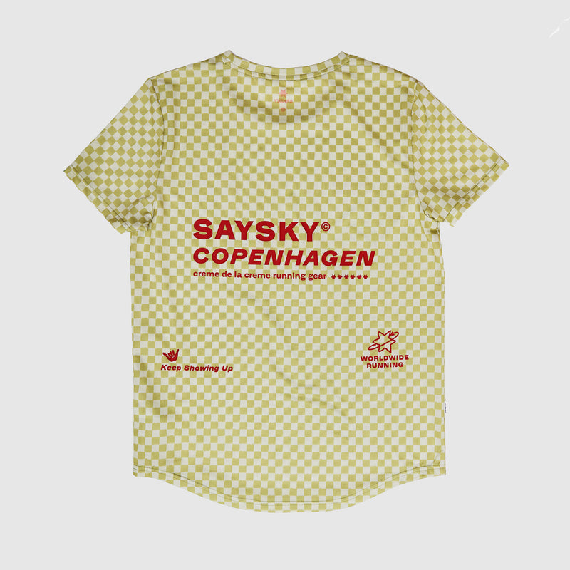 Saysky Checker Combat T-Shirt Vert Checker 1034 NMRSS31C1034