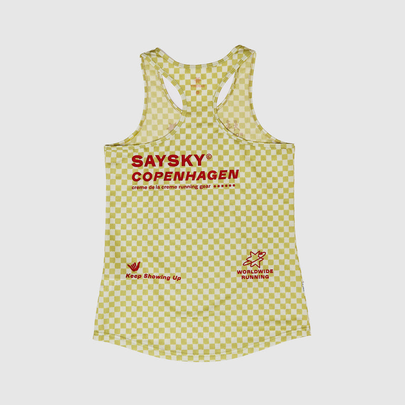 Saysky Checker Combat Singlet Vert Checker 1034 NWRSI31C1034