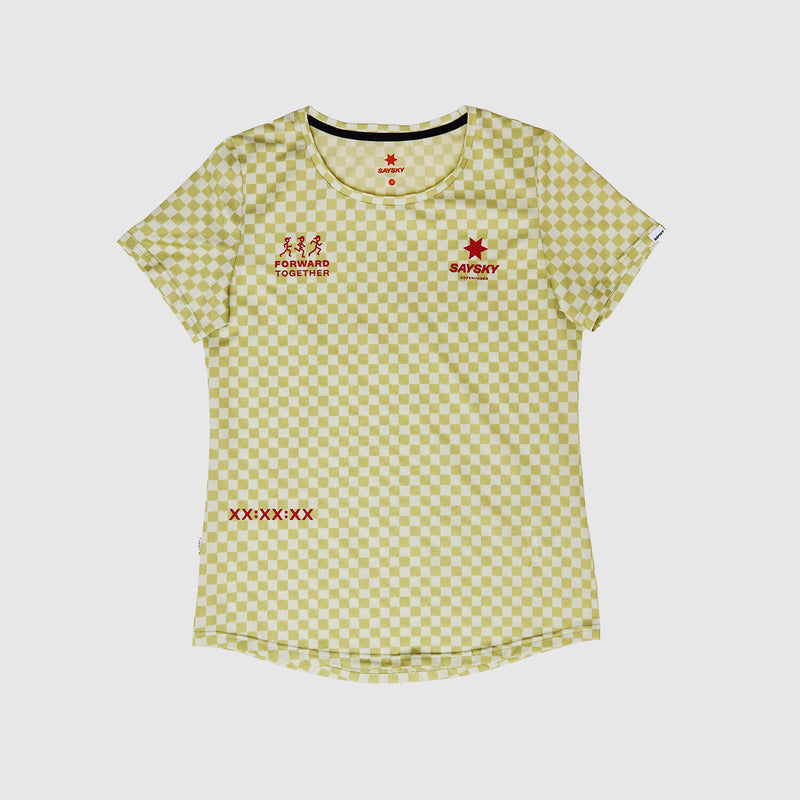 Saysky Checker Combat T-Shirt Vert Checker 1034 NWRSS31C1034