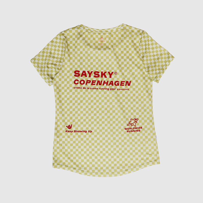 Saysky Checker Combat T-Shirt Vert Checker 1034 NWRSS31C1034