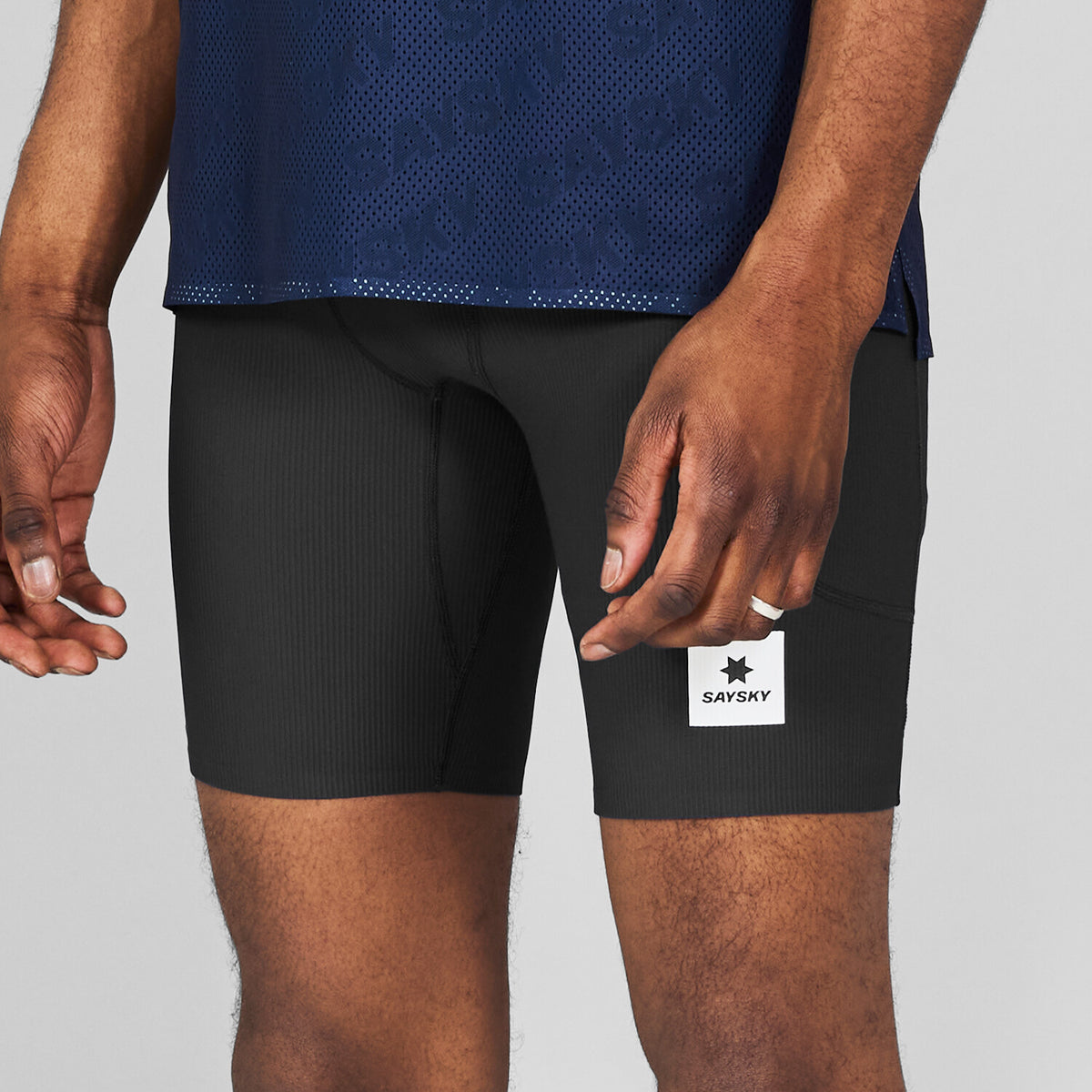 Saysky Combat+ Rib Short Tights 8'' Noir 901 NMRST32C901