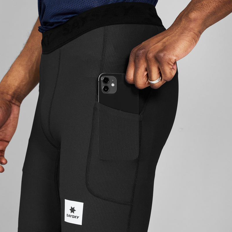 Saysky Combat+ Rib Short Tights 8'' Noir 901 NMRST32C901