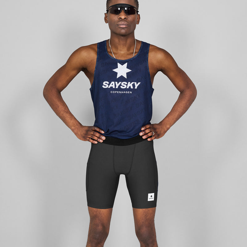 Saysky Combat+ Rib Short Tights 8'' Noir 901 NMRST32C901