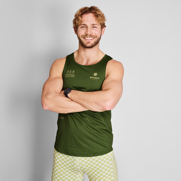 Saysky Combat Singlet Vert 313 NMRSI31C313