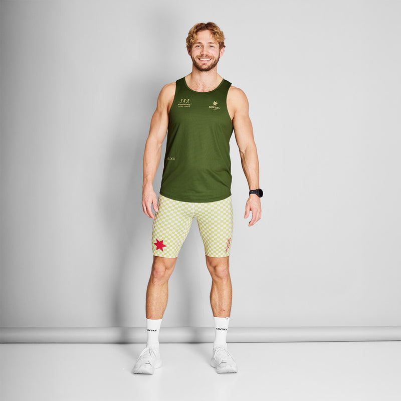 Saysky Combat Singlet Vert 313 NMRSI31C313