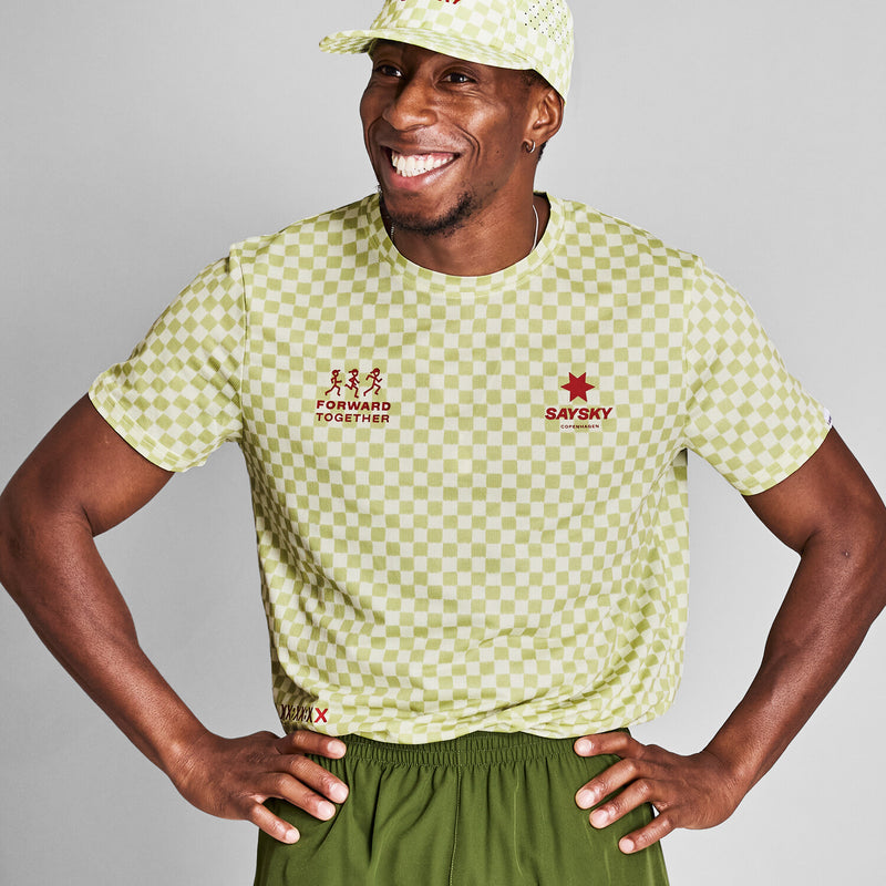 Saysky Checker Combat T-Shirt Vert Checker 1034 NMRSS31C1034