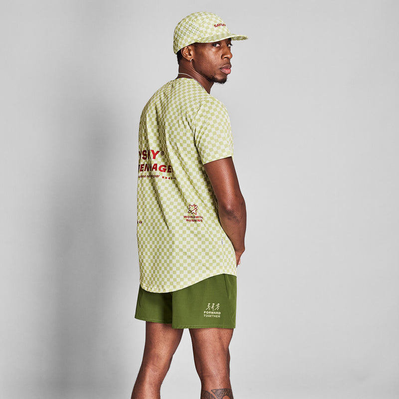 Saysky Checker Combat T-Shirt Vert Checker 1034 NMRSS31C1034