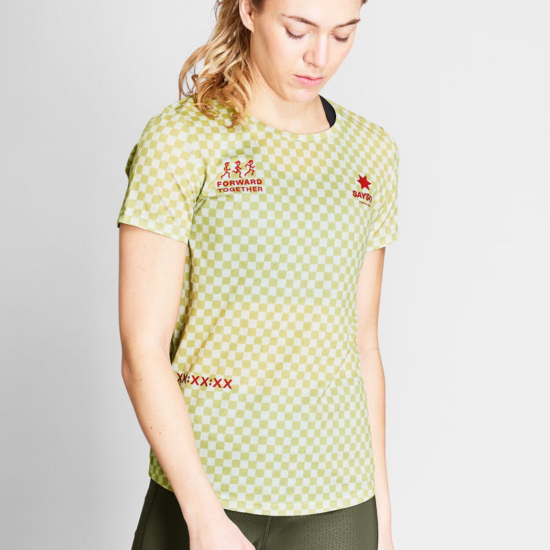 Saysky Checker Combat T-Shirt Vert Checker 1034 NWRSS31C1034