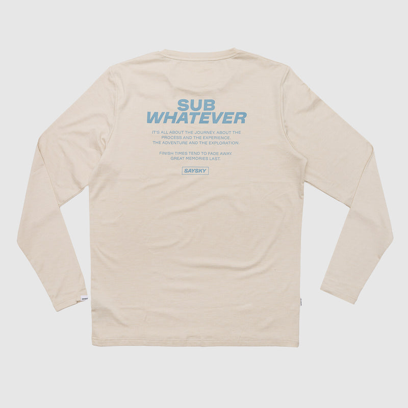 Saysky Statement Pace Long Sleeve Beige 8002 NMRLS22C8002