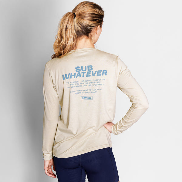 Saysky Statement Pace Long Sleeve Beige 8002 NMRLS22C8002