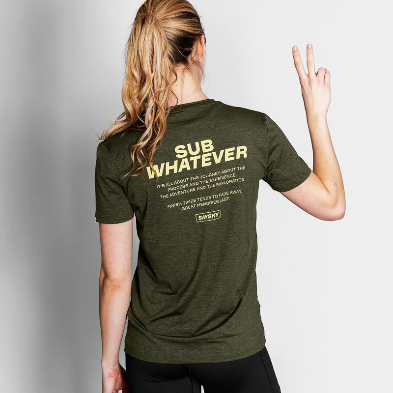 Saysky Statement Pace T-Shirt Vert 3001 NMRSS21C3001