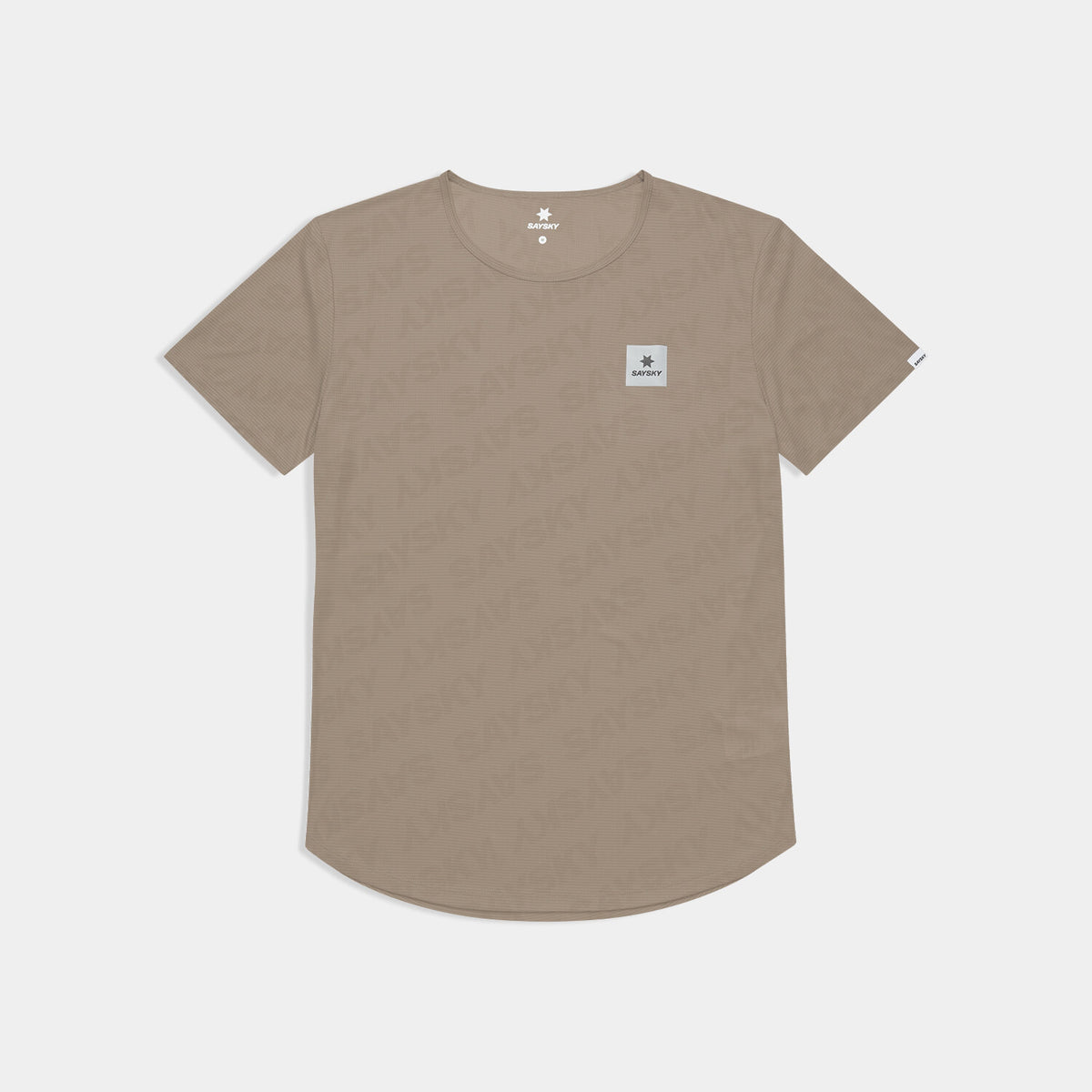Saysky Reactive Flow T-shirt Beige Foncé Logo 1070 SM25011